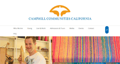Desktop Screenshot of camphillca.org
